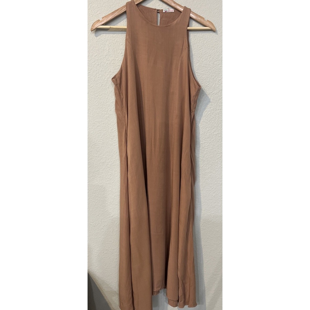 Fetish Brand A-line CAMEL color Beachy Classy Vacation MEDIUM *FLAWED*